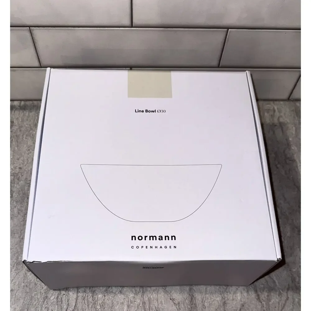 Normann Copenhagen Line Bowl Ø30 Red Clay New In Box